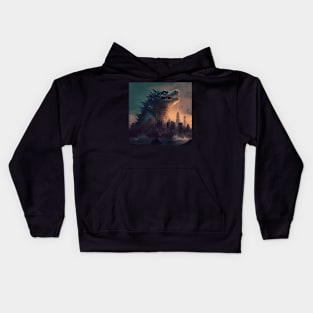 Godzilla Monster Kaiju 2 Kids Hoodie